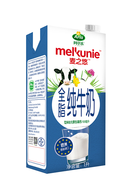全脂纯牛奶康美包